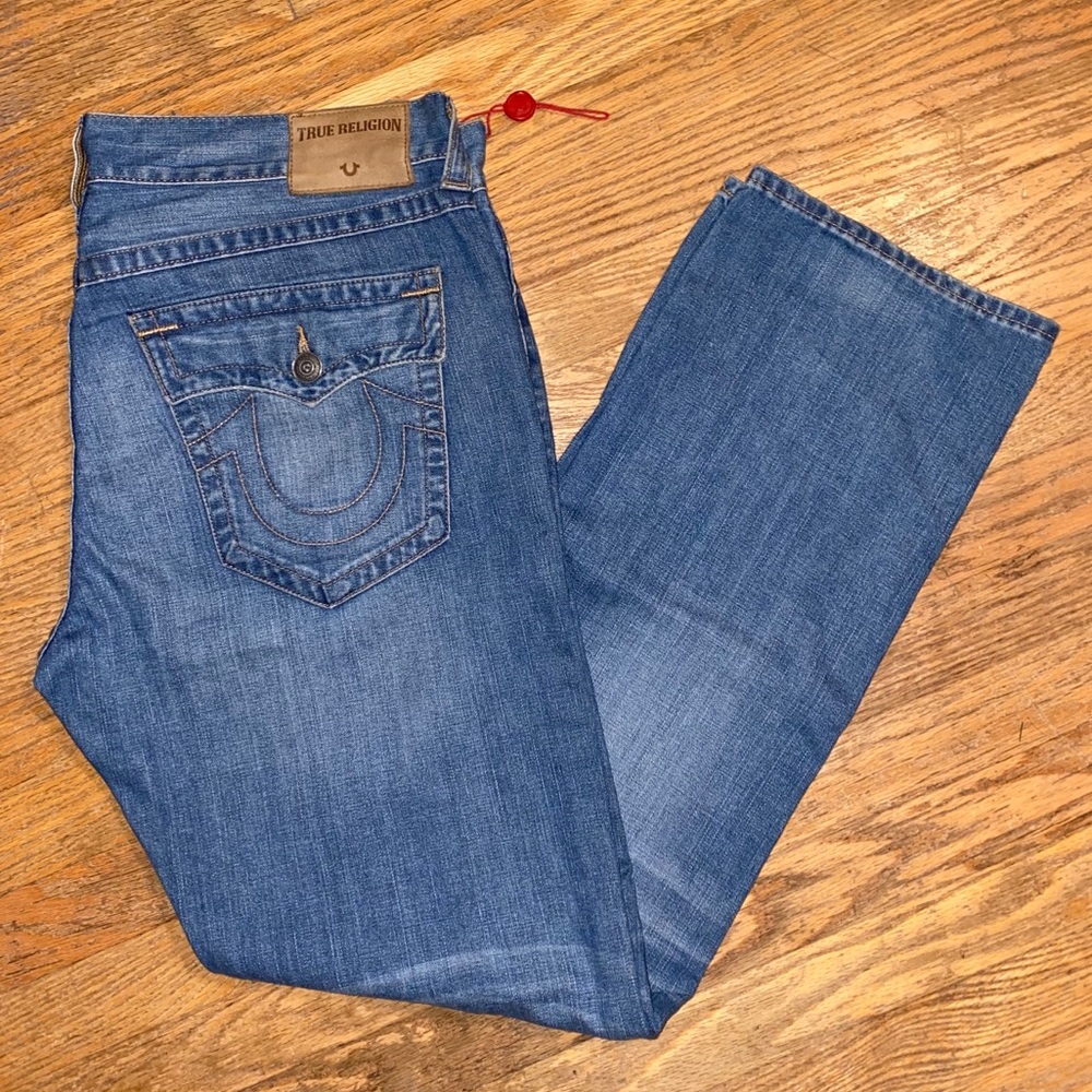 True Religion Ricky Straight Jeans - Picture 1 of 5